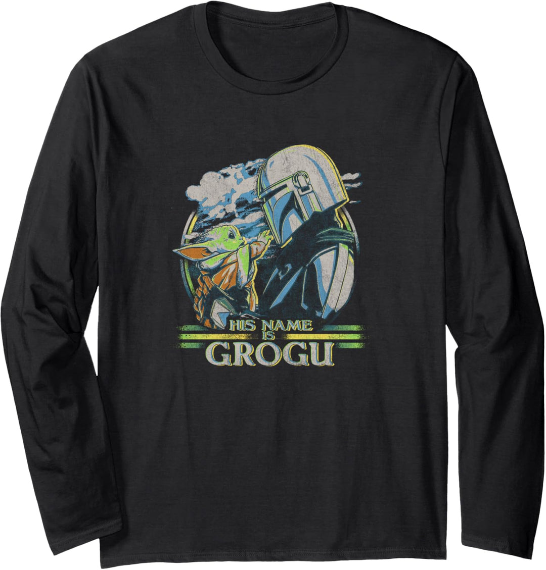 Star Wars: The Mandalorian & The Child His Name Is Grogu Langarmshirt