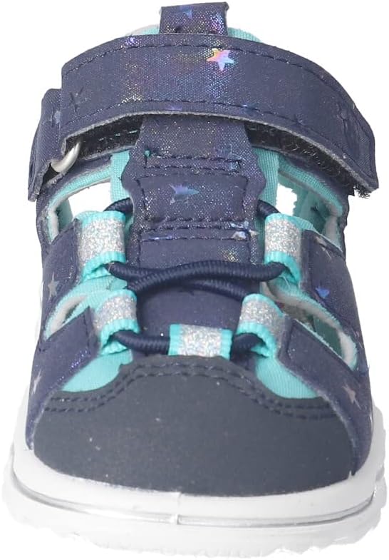 RICOSTA Mädchen und Jungen Sandalen Gery, Kinder Lauflernschuhe, Weite: MITTEL, waschbar 23 EU Blau