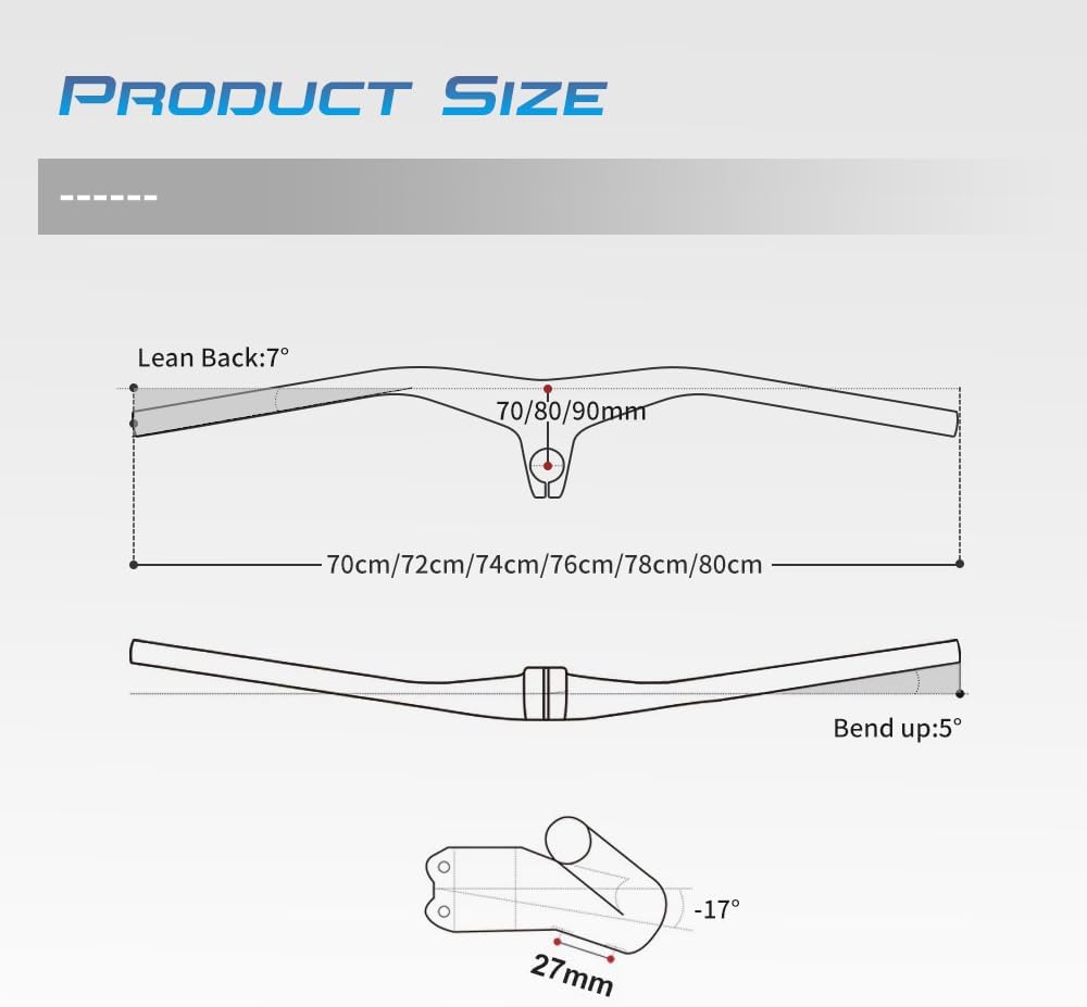 Alfa Pasca mtb lenker carbon 1-1/8" mtb lenker riser carbon Integrierte UD matt 700 * 70mm mountainb