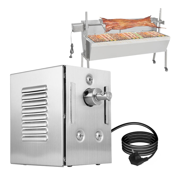 YJINGRUI 45W Grillmotor für Grillspiess, 150-200kg hohes Drehmoment, Schwerlast Grillmotoren, univer