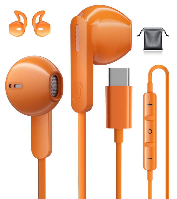 USB C Kopfhörer für Samsung Galaxy S26 S25 Ultra A56 iPhone 17 Kopfhörer mit Kabel USBC Kopfhörer Hi