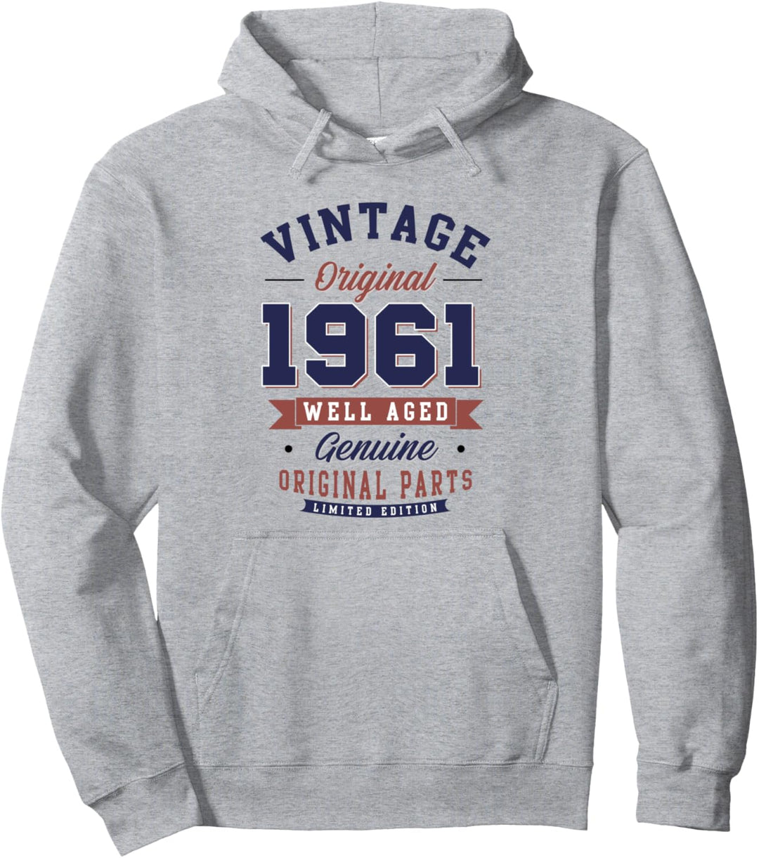 60. Geburtstagsgeschenk Vintage 1961 Im Alter von 60 Jahren Pullover Hoodie
