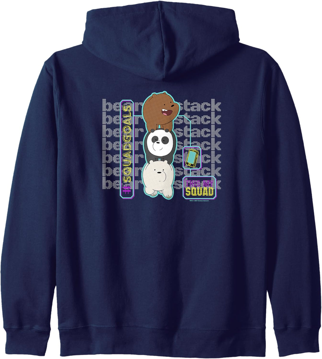 We Bare Bears Bear Stack #Squadgoals Kapuzenjacke