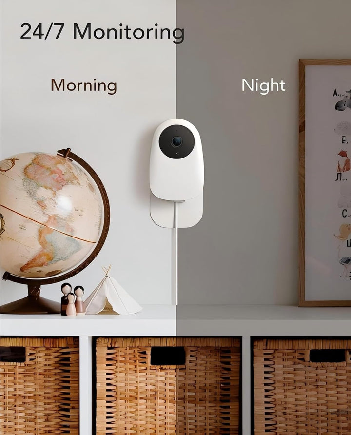 nooie Babyphone Kamera, Babyphone mit Kamera und SD Karte, WLAN Kamera Indoor mit APP und 1080P HD N