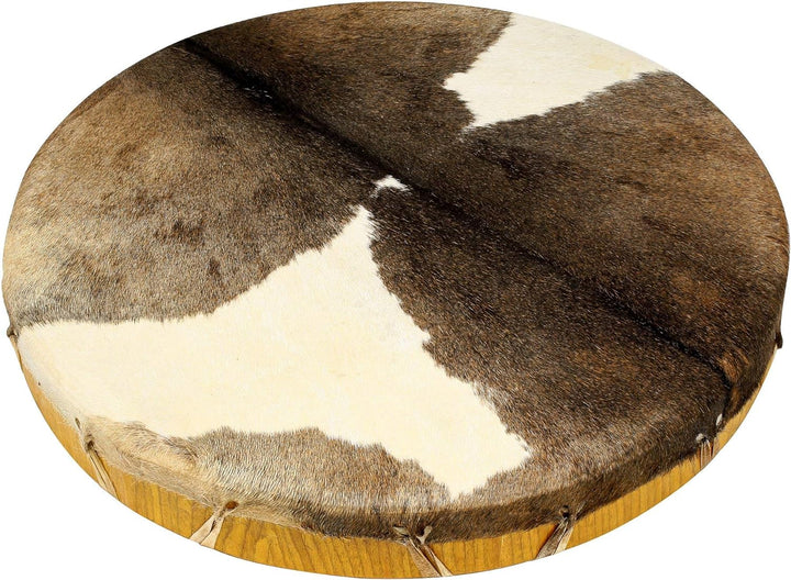 Shamandrum Ø 45 cm Rahmentrommel Rund Ziegenhaut Behaart im mysevendo Set Shaman Drum Goat Skin inkl