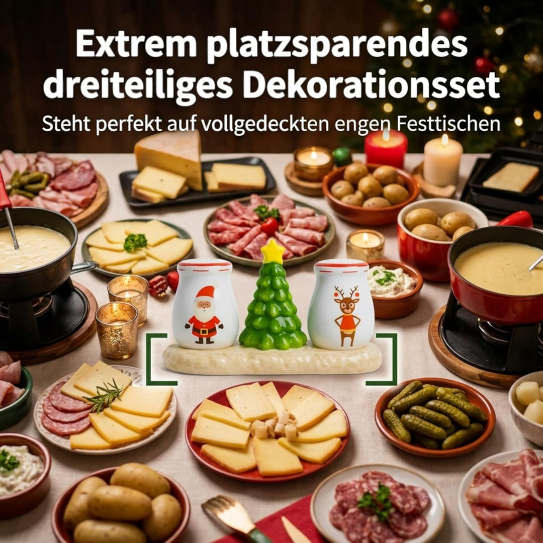 MIJOMA Salz- & Pfefferstreuer Set - Stilvolles Porzellandesign, Lebensmittelecht, Einfach zu Befülle