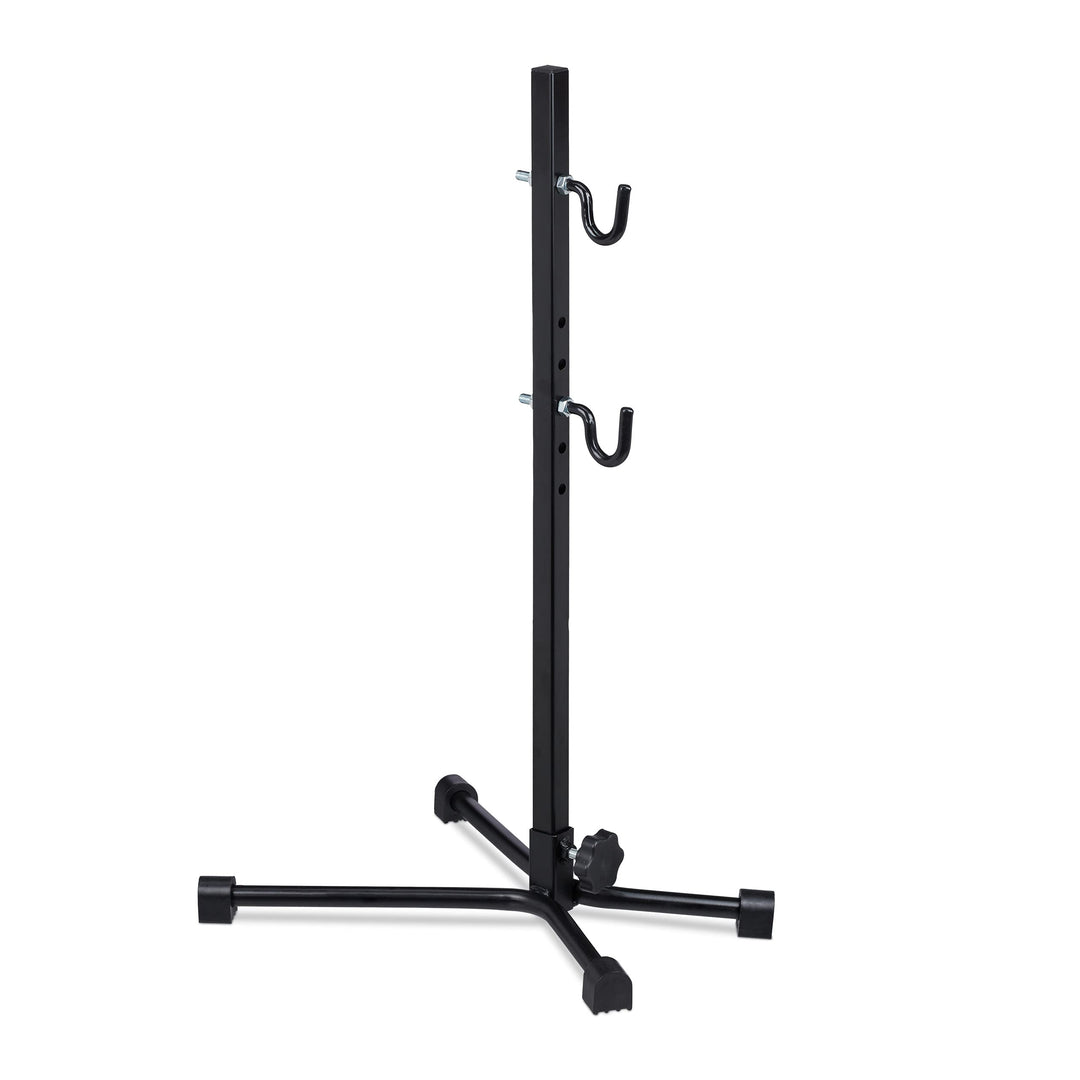 Relaxdays Fahrradständer, Verstellbarer Hinterradständer, Rahmen bis 27,5", bis 30 kg, HBT: 63,5 x 3