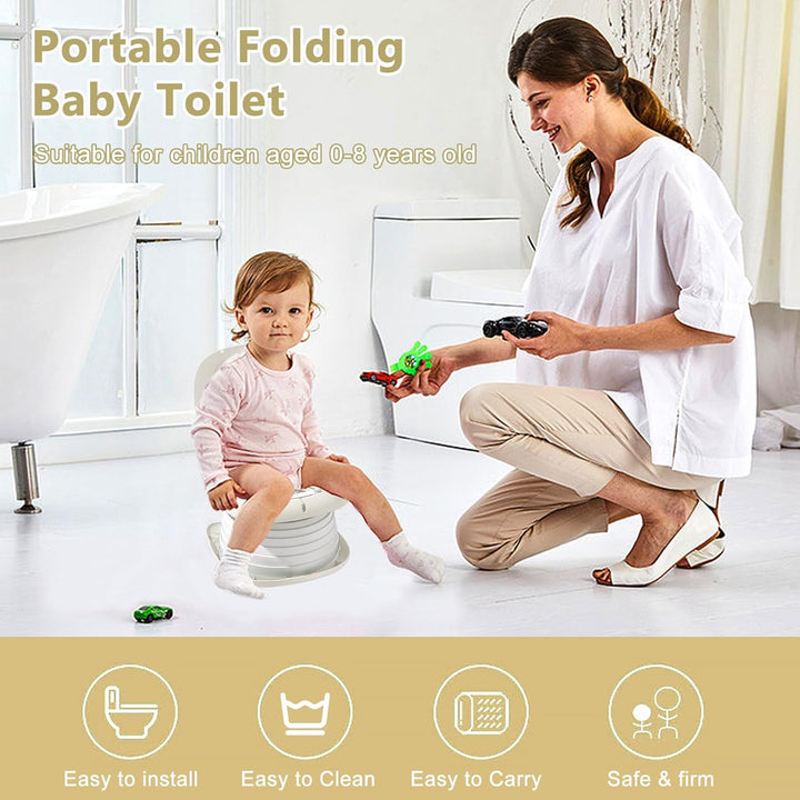 Toilettensitz, Toilettensitz Für Junge und Mädchen, Tragbares Klapptöpfchen, Klapptoilette Falttoile