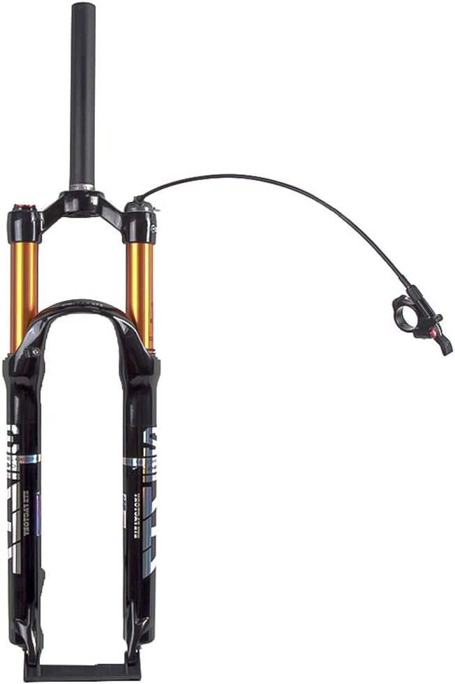 ZTZ Magnesiumlegierung Mountain Front Gabel Luftdruck Stossdämpfer Gabel Fahrrad Zubehör Romote Lock