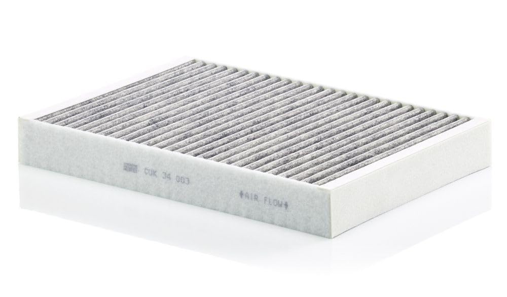 MANN-FILTER CUK 34 003 Innenraumfilter – Pollenfilter mit Aktivkohle – Für PKW, CUK