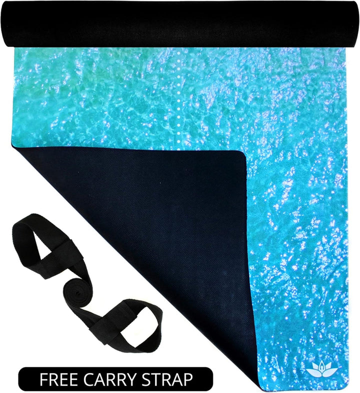 Plyopic All-In-One Yoga-Matte – Rutschfest auch bei Schweiss | Premium Matte mit Sweat-Grip Oberfläc