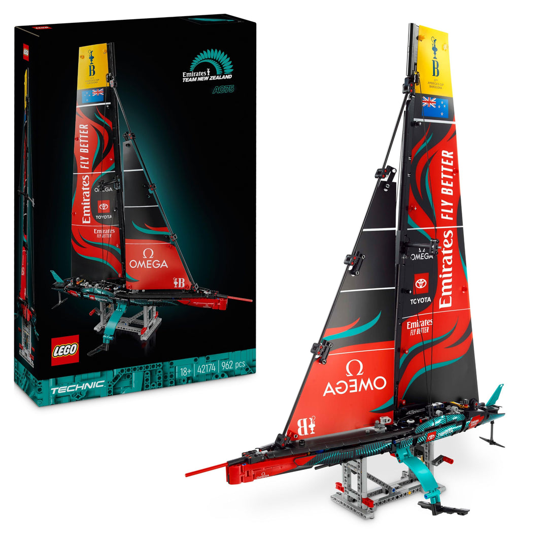 LEGO Technic Emirates Team New Zealand AC75 Rennjacht, Bauset mit Segelboot für Erwachsene, Geschenk