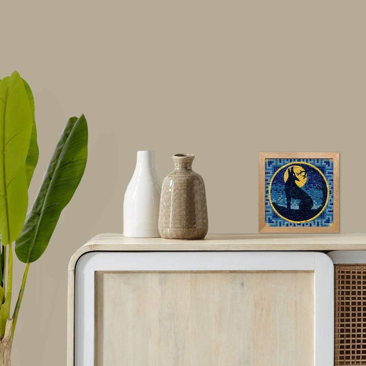 ALEA Mosaic Mosaik bastelset, DIY 20x20cm, Wolf, Wolf