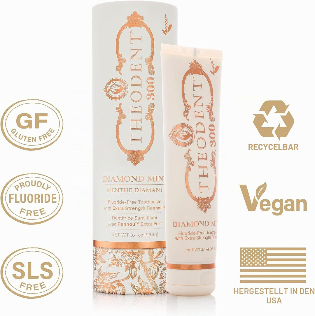 Theodent 300 Clinical Strength Whitening Crystal Mint 3.4 Oz
