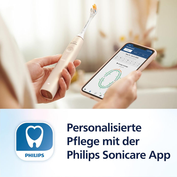 Philips Sonicare DiamondClean Prestige 9900 – Elektrische Schallzahnbürste mit 1x A3 Premium-All-in-