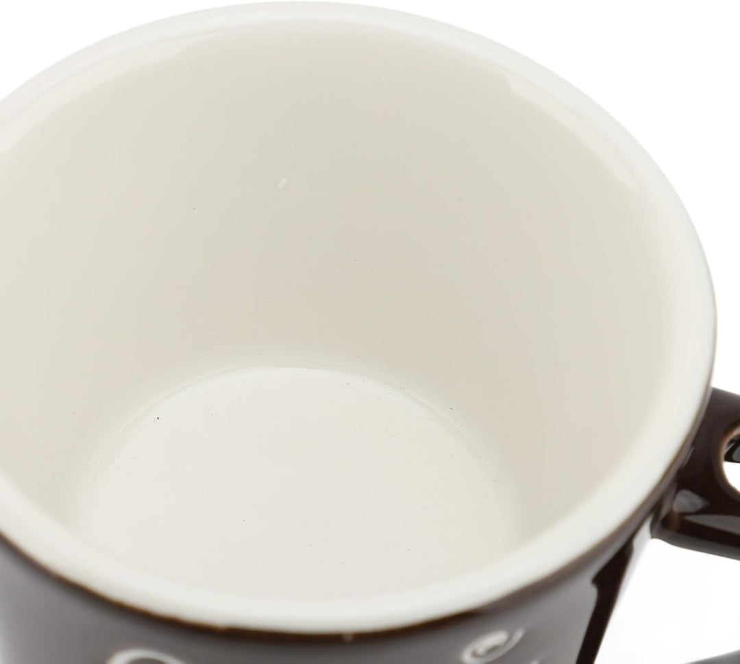 Schokoladen-Fondue-Becher-Set, Mehrzweck-Schokoladen-Fondue-Becher, Keramik-Fondue-Becher Zum Erhitz