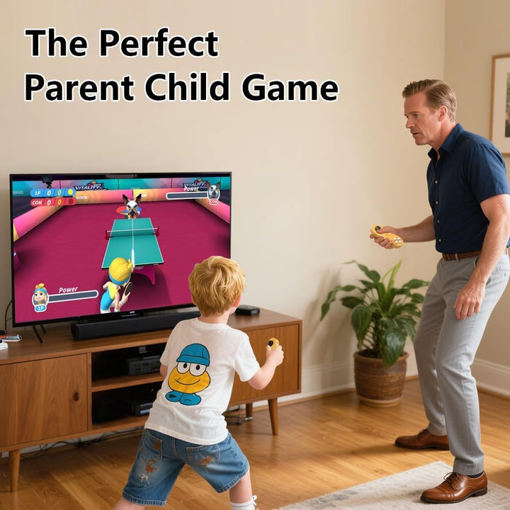TV-Spielkonsole, Consola de Videojuegos 4 GB RAM + 64 GB ROM, Maschine mit kabellosem Gamepad Somato