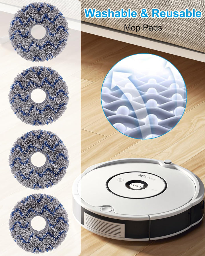 21 Stück Ersatz-Zubehör-Set für Ecovacs Deebot X1 Omni/ X1 e Omni/ X1 Turbo,1 Hauptbürste 1 Schraube