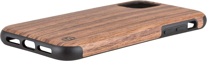 Sebastian Sturm Handyhülle „Maxi | Cover aus echtem Edel-Holz Padouk in Einer TPU-Hülle | Für Apple