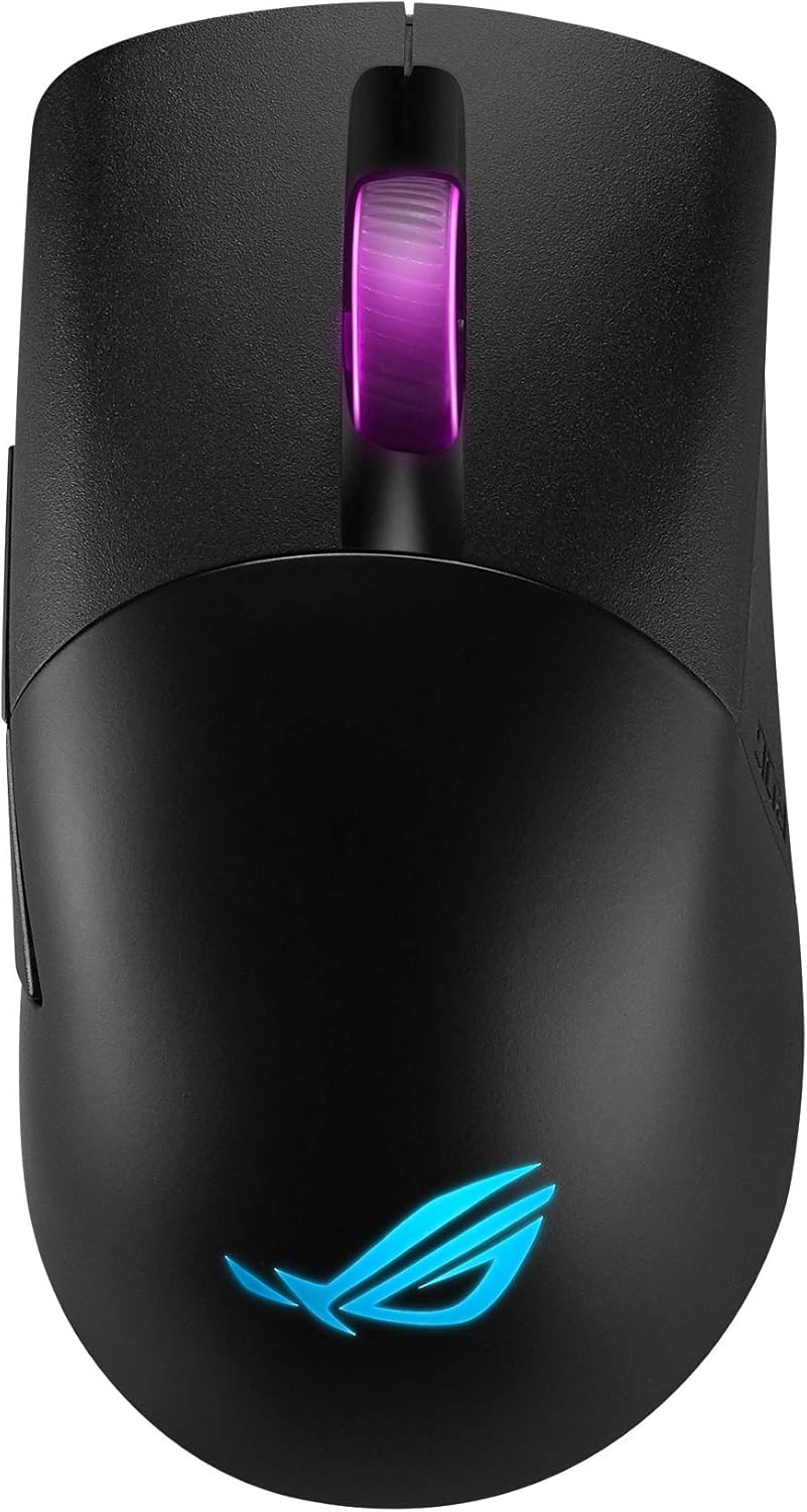 ASUS ROG Keris Wireless Gaming Maus (kabellos oder kabelgebunden nutzbar, 16.000 dpi, 400 ips, 1000H