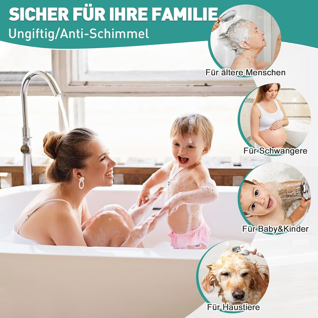 Mofonky Duschmatte rutschfest Antirutschmatte Dusche: 70 x 70 cm Gross Eckduschmatte Dreieckig Dusch