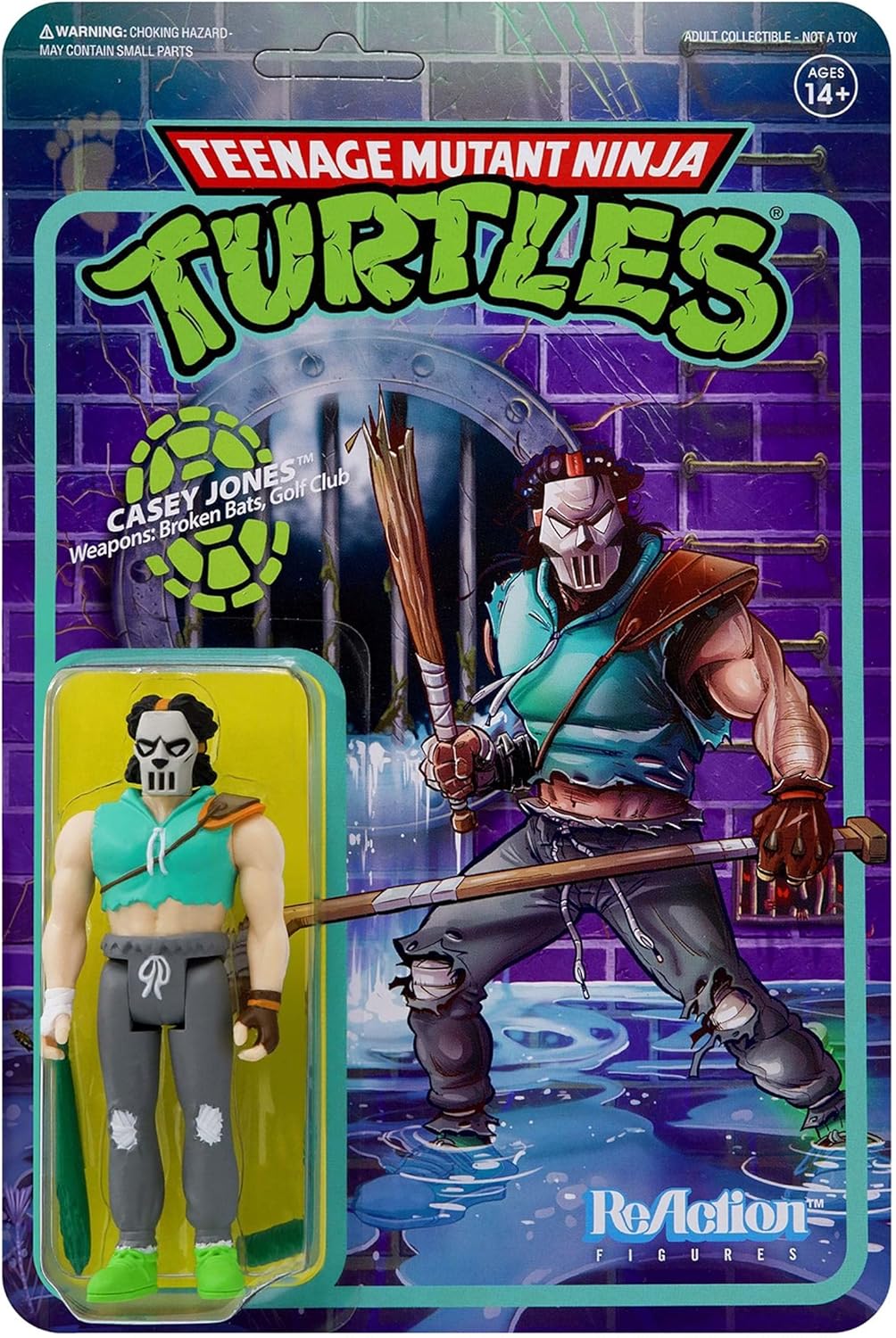 Super 7 Casey Jones – Teenage Mutant Ninja Turtles W3 Standard, Standard