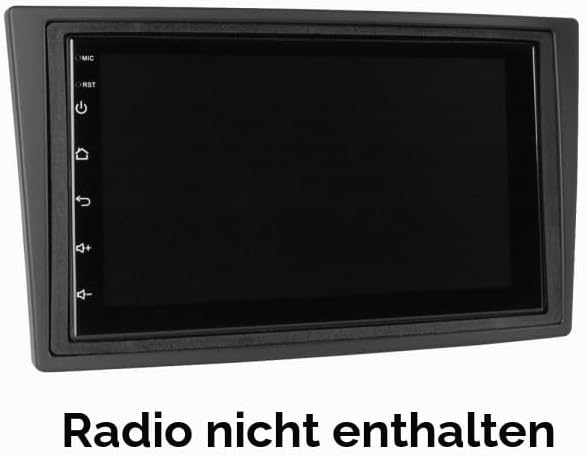 Sound way 2 DIN Autoradio Radioblende RadioRahmen, ISO-Verbindungskabel, Antennenadapter, Schlüssel