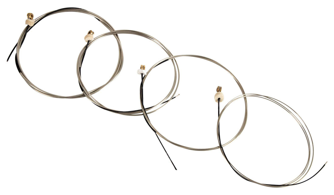 Classic Cantabile KB34 Kontrabass Saiten (Strings, für 3/4 Grösse, rund gewickelt, jede Saite in bes