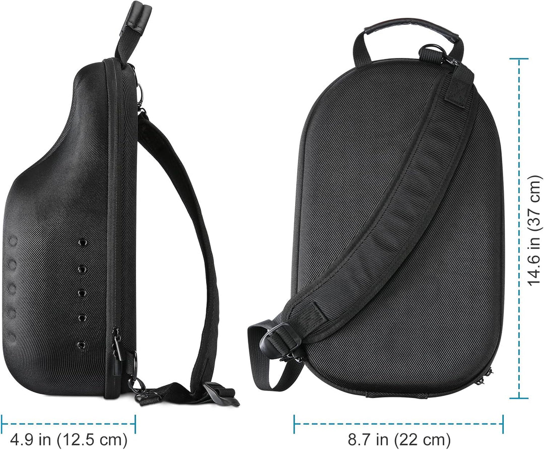 ProCase Baseball Cap Organizer Kappen Reise Case Hat Carrier Aufbewahrungstasche für 6-7 Caps Huthal