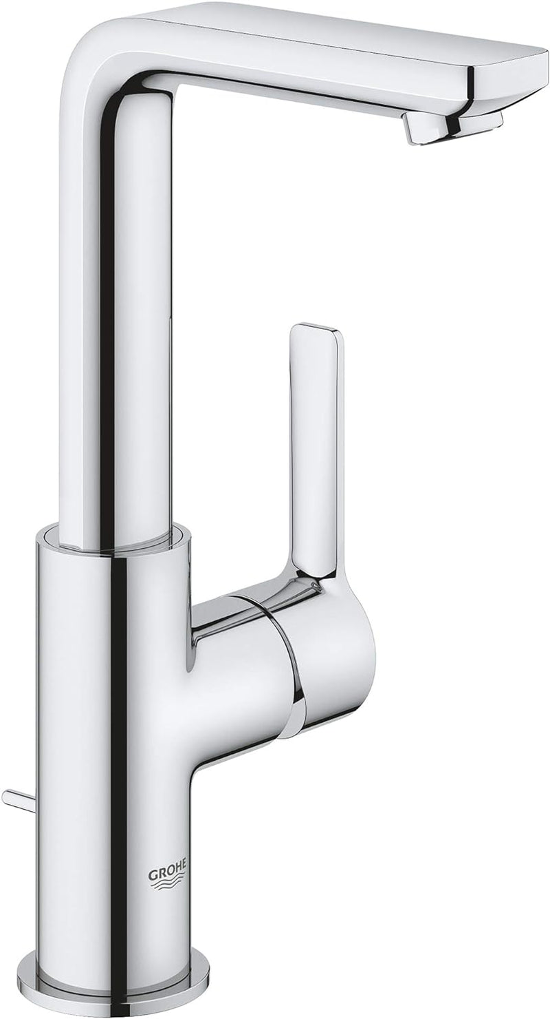 GROHE Lineare - Einhand-Waschtischarmatur (wassersparend, mit Temperaturbegrenzer, L-Size), chrom, 2