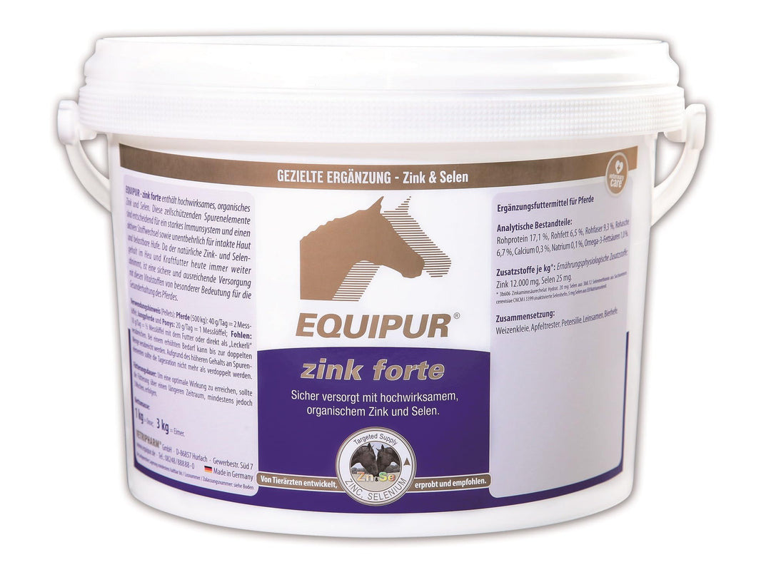 Vetripharm Equipur zink forte 3 kg Eimer