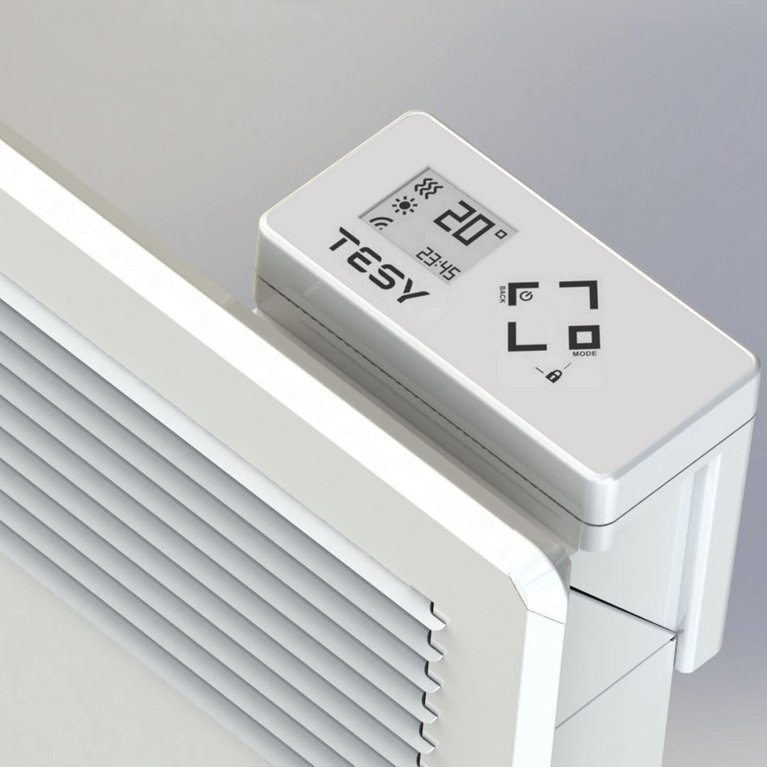 Elektroheizkörper Elektroheizung Wandkonvektor LED Display mit WiFi und Cloud Heizgeräte 1500 Watt 1