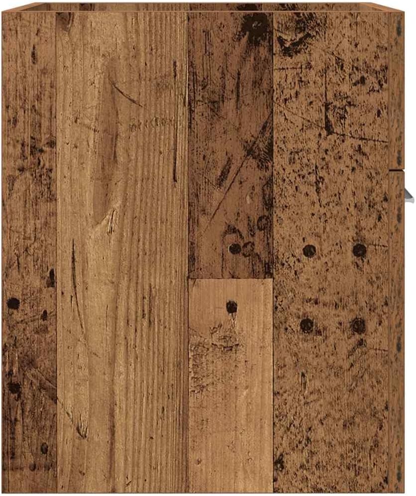 vidaXL Waschbeckenschrank Altholz-Optik 41x38,5x46 Holzwerkstoff Altholz 41 x 38.5 x 46 cm, Altholz