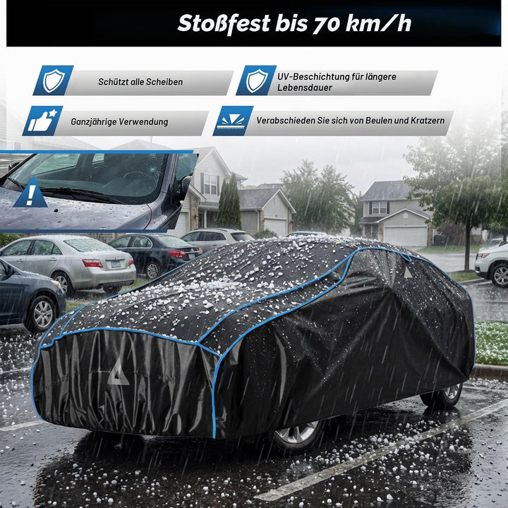 Hagelschutzplane Auto,Verdickte Eva Abdeckplane Vollgarage,wasserdichte Allwetter Autoabdeckung,Sonn