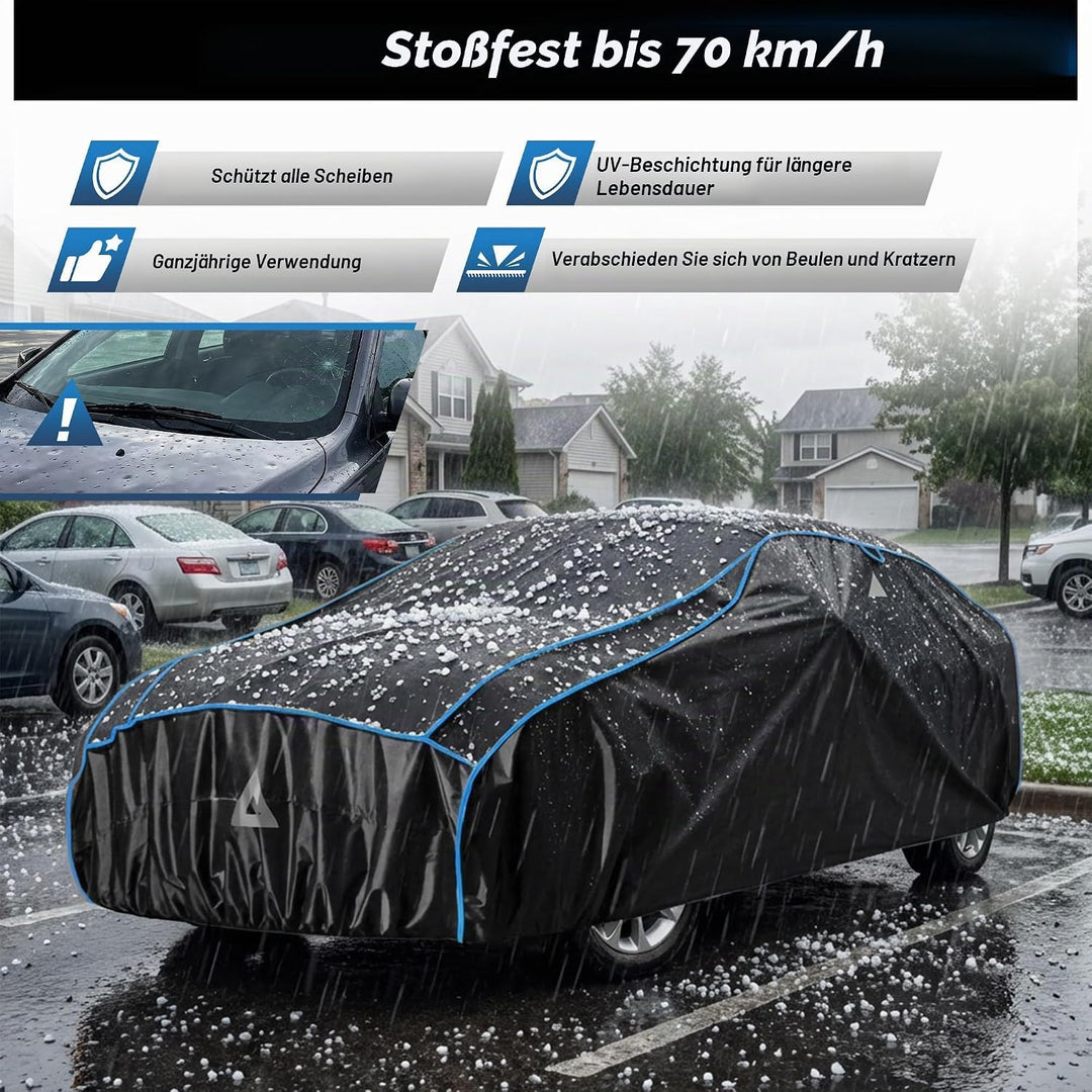 Hagelschutzplane Auto,Verdickte Eva Abdeckplane Vollgarage,wasserdichte Allwetter Autoabdeckung,Sonn