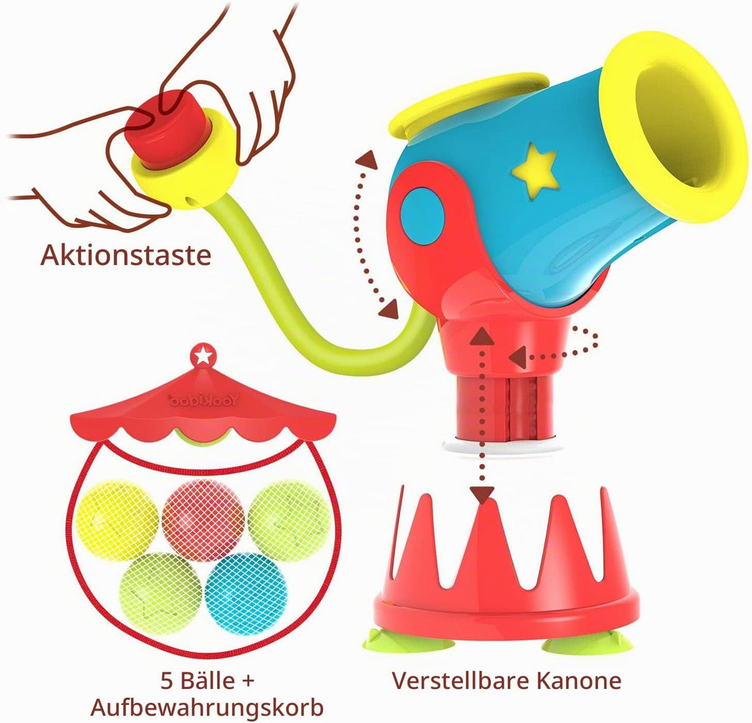 Magische Wasserkanone mit Bällen