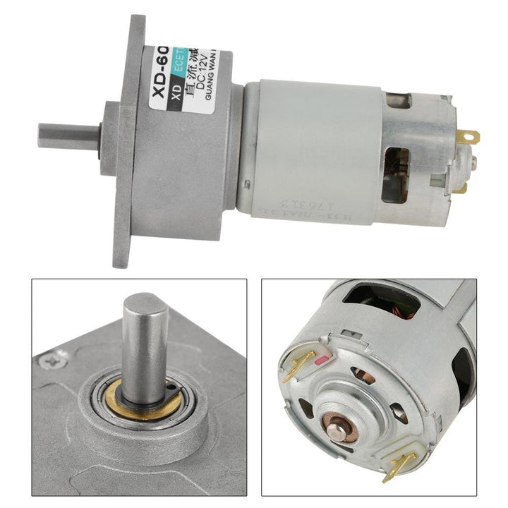 DC12V / 24V 35W Mini-DC-Getriebemotor Metall Geschwindigkeit einstellbar grossen Drehmoment Motor CW
