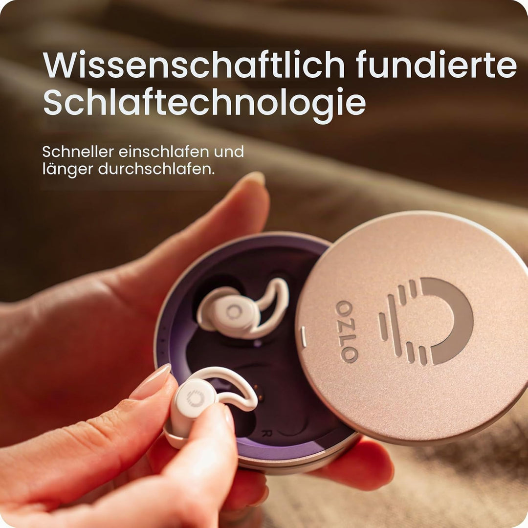 Ozlo Sleepbuds Sleep Headphones for Side Sleepers Sleep Earphones with Up to 10 Hours Bluetooth Stre