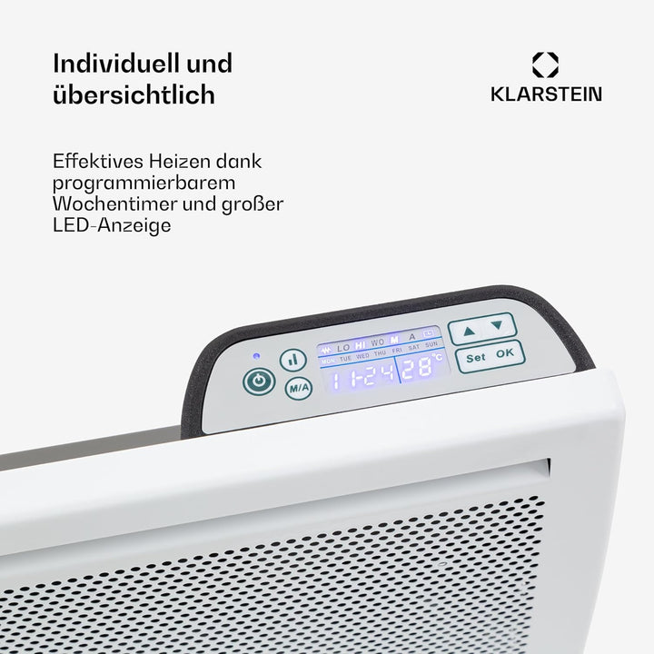 Klarstein Elektroheizung, Konvektor &amp; Infrarotheizung Freistehend, Elektroheizung Energiesparend, Er