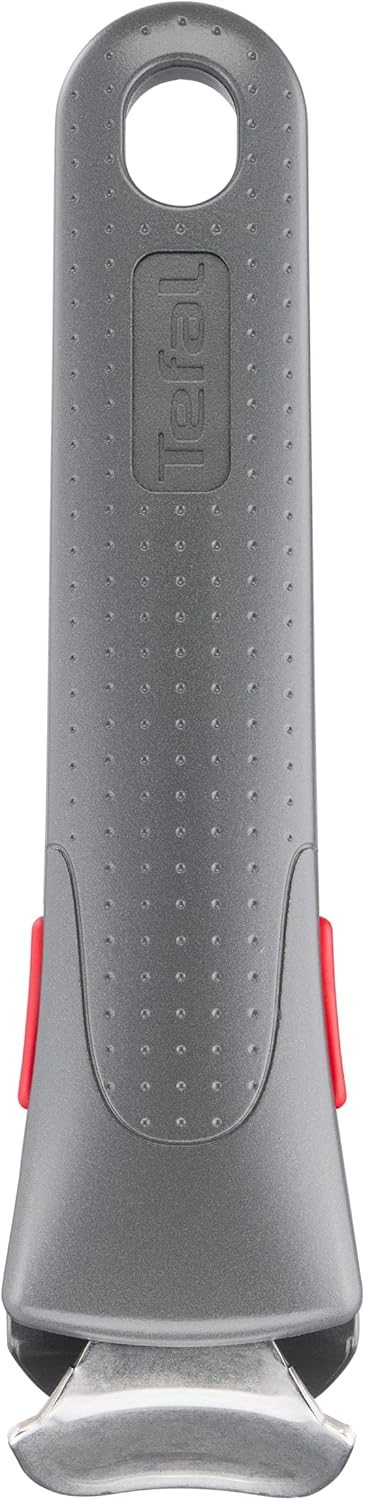 Tefal Ingenio L9863702 Abnehmbarer Griff, grau, stapelbar, 3-Punkt-Sicherheitsverriegelung, belastba