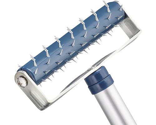 ASKON Tapetenentferner-Set - Tapetenablöse-Set - Tapezier-Set - 5teilig - Igelwalze - Tapentenschabe