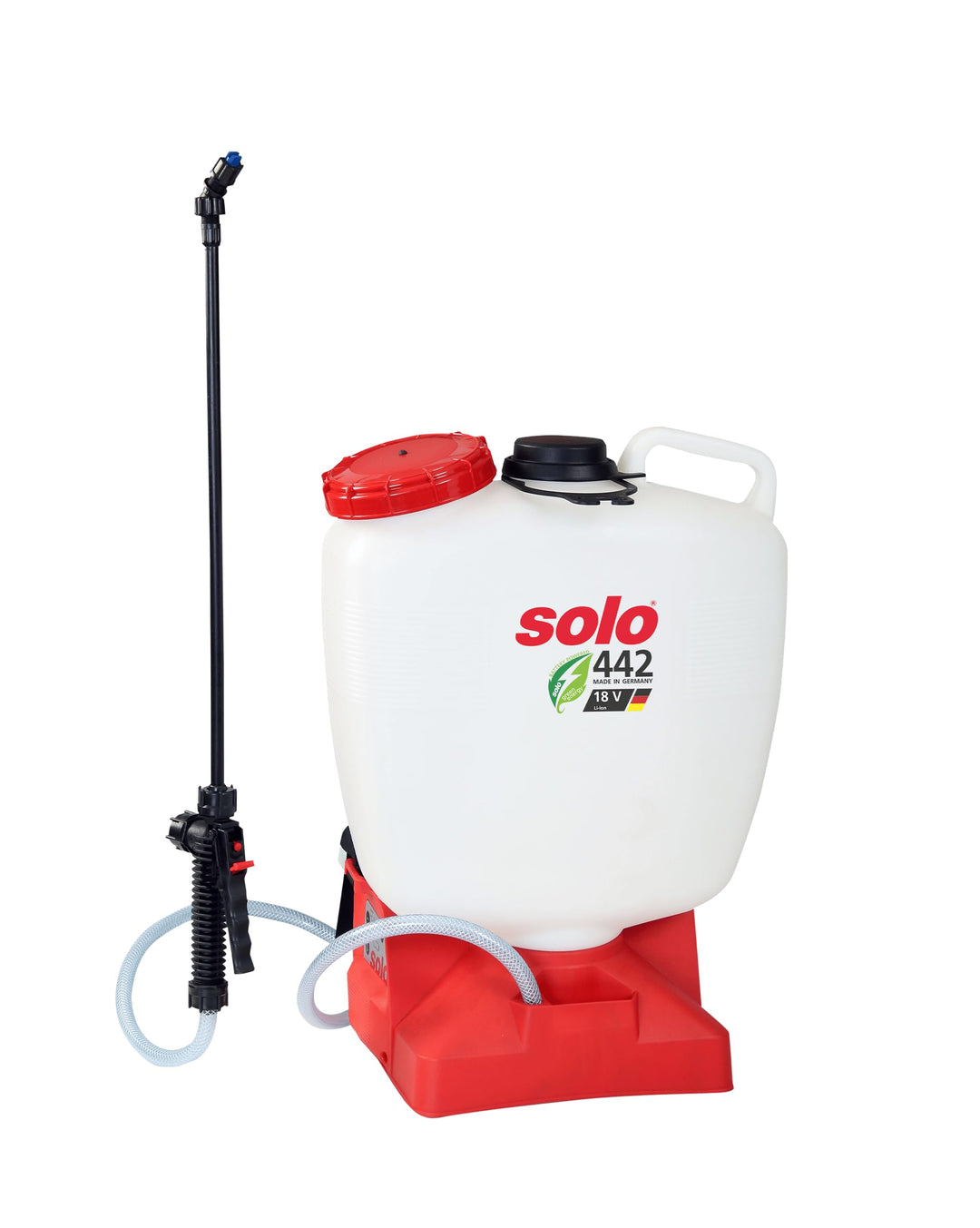 Solo 442 Akku Rückenspritze - Drucksprüher Made in Germany, Weiss