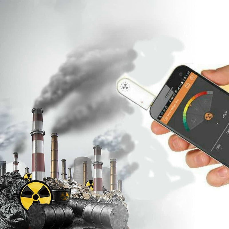 Smart Geiger - Geigerzähler für Smartphone APP iOS Android Strahlungs Detektor Strahlenmessgerät Str
