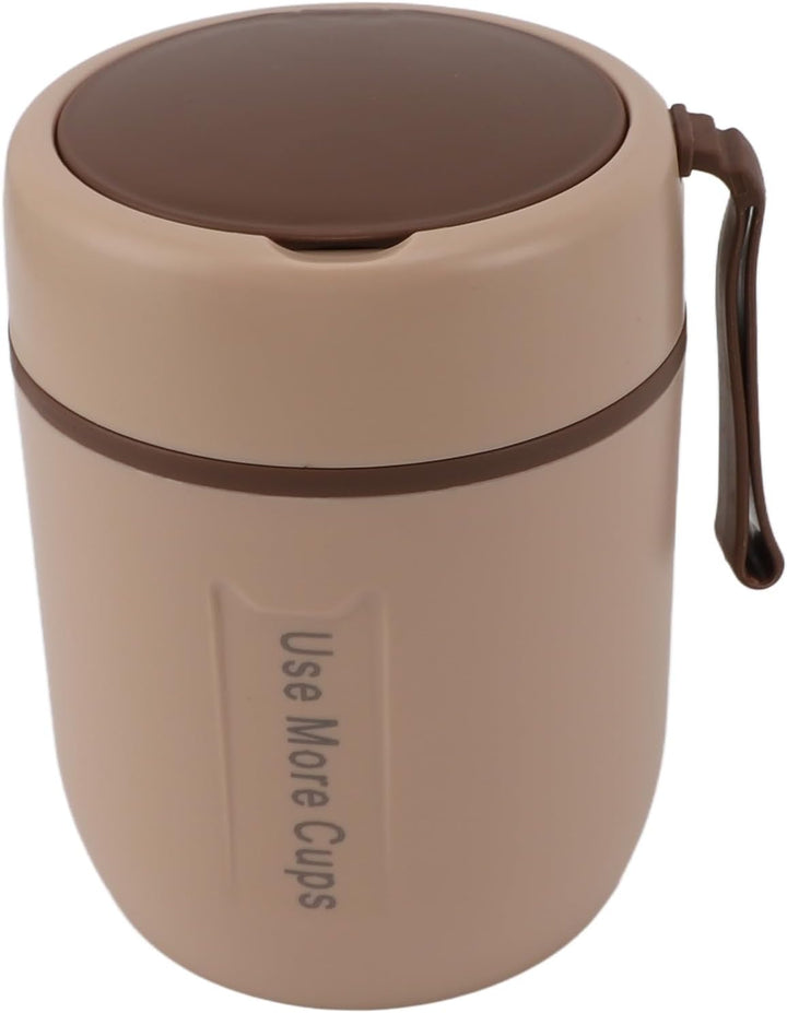 Isolierter Suppentopf aus Edelstahl 500 ml Fassungsvermögen, auslaufsicherer Lunchbehälter für Kinde