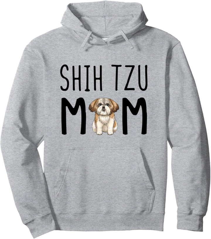 Shih Tzu Hund Mama Shih Tzu Mama Pullover Hoodie