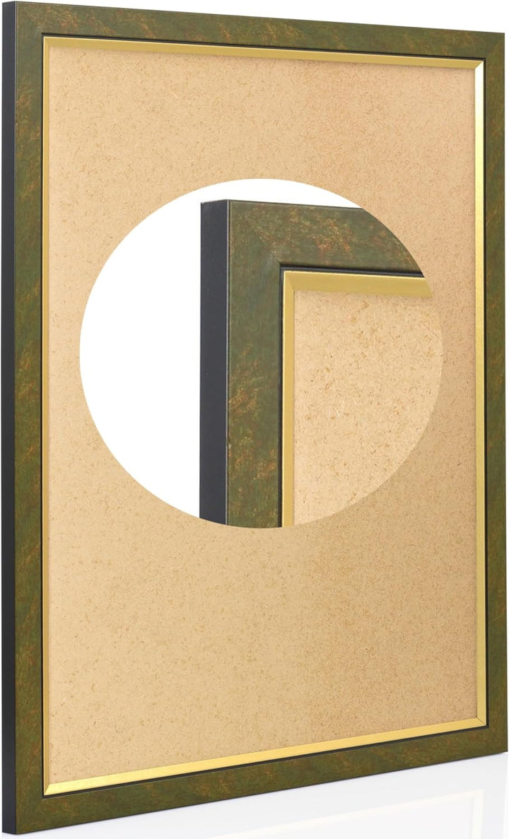Stallmann Design Bilderrahmen my Frames 50x80 cm gold gewischt Rahmen fuer Dina 4 und 60 andere Form