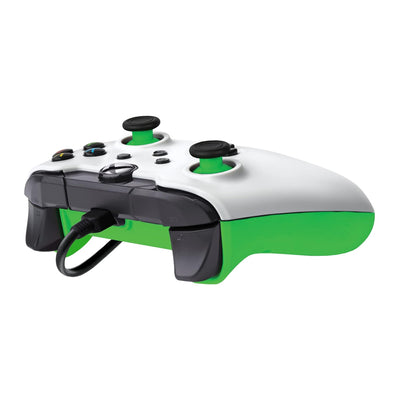 PDP verkabelt Controller Neon weiss für Xbox Series X|S, Gamepad, verkabelt Video Game Controller, G