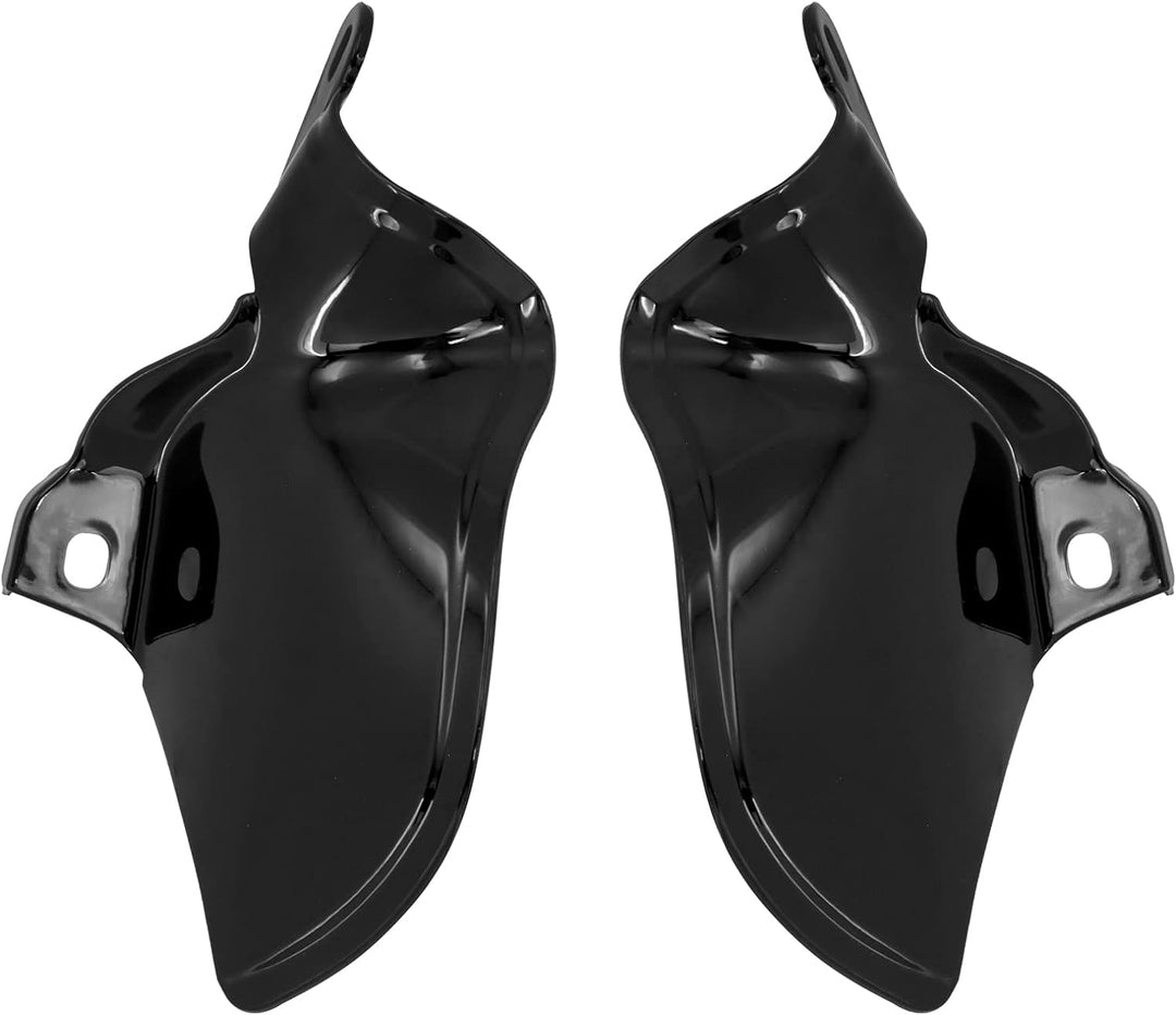 HDBUBALUS Motorrad-Wärmeabweiser Sattelschilder, passend für Harley Softail 2018–2022 (Farbe: Schwar