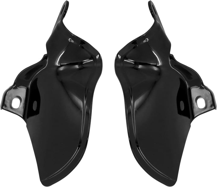 HDBUBALUS Motorrad-Wärmeabweiser Sattelschilder, passend für Harley Softail 2018–2022 (Farbe: Schwar