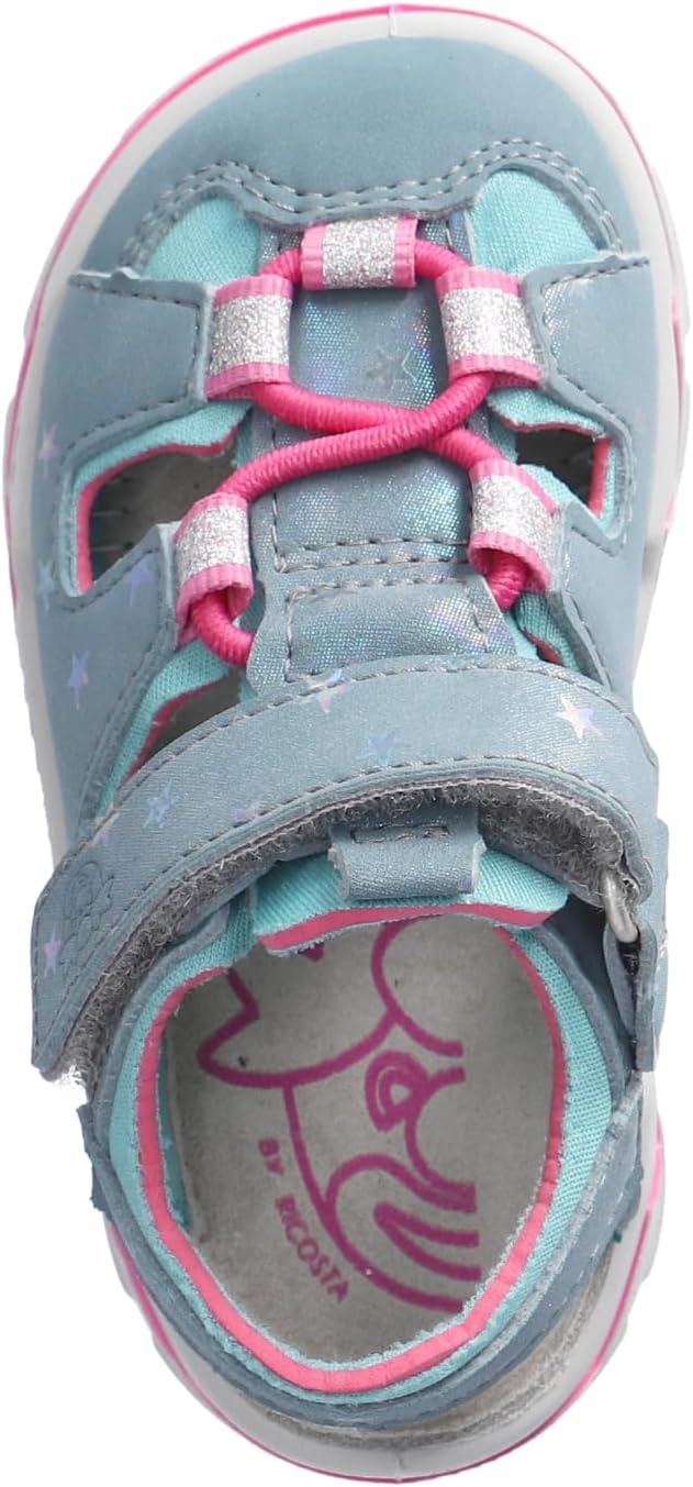 RICOSTA Mädchen und Jungen Sandalen Gery, Kinder Lauflernschuhe, Weite: MITTEL, waschbar 22 EU Arcti